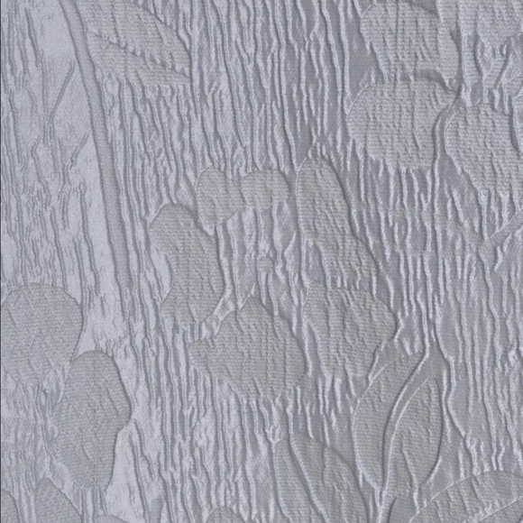 LUCA LUCA Floral Textured Blue Silk Full Skirt - Picture 5 of 7